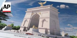 Federal agency approves the design plan for Trump’s Washington arch