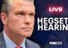 LIVE: Sec. Hegseth faces questions from Congress over Iran War