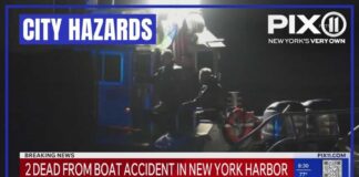 Baby, woman die as boat capsizes in New York Harbor; 12 others injured