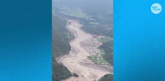 Nepal flash flood engulfs China border: Drone footage and more video shows widespread damage