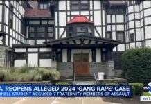 DA reopens case of alleged Cornell 'gang rape' after lawsuit filed