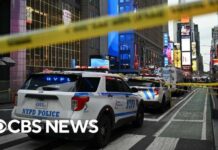 New York City police shoot woman accused of stabbing 2 people in Times Square