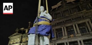 White House Columbus Statue Sparks Firestorm