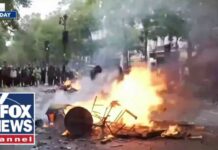 French riots send WARNING to US as 1,800 arrested, city hall TORCHED