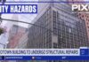 Old Pfizer building to undergo repairs after columns buckle