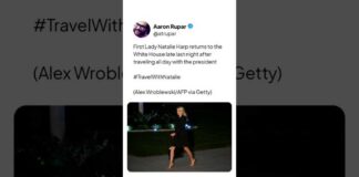 "First Lady Natalie Harp": Trump's aide goes viral after another day on the road with him